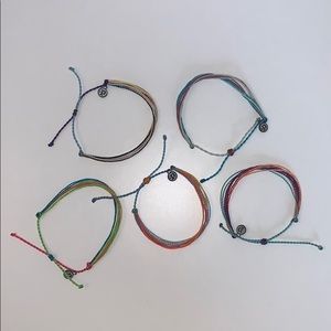 PURA VIDA bundle of 5 multicolor bracelets